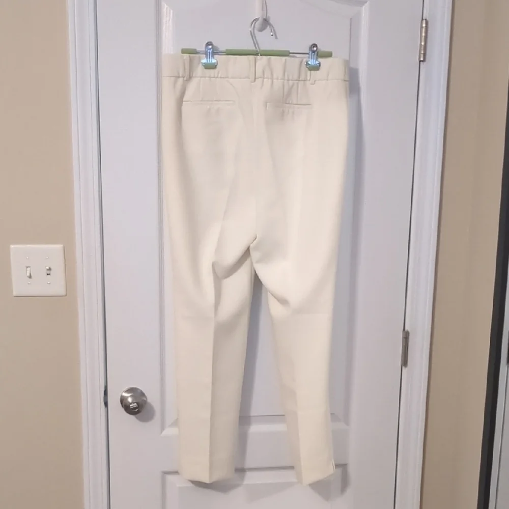 2 Pairs (1 Blk & 1 Cream) Talbot's Ankle Pants - Picture 3 of 7